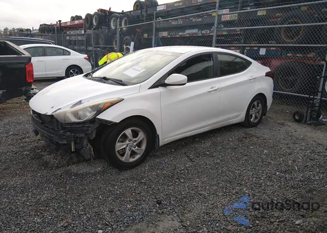 2015 Hyundai Elantra Se z USA, uszkodzony, nr VIN 5NPDH4AEXFH608406